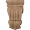 Ekena Millwork 7"W x 3 1/2"D x 11"H Traditional Leaf Corbel, Alder COR07X03X10TRAL - alternate 4